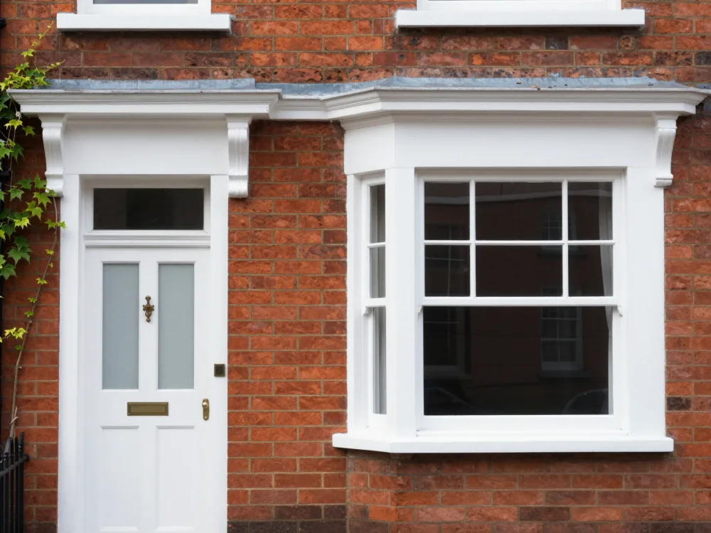 Brick home exterior with smart finished details